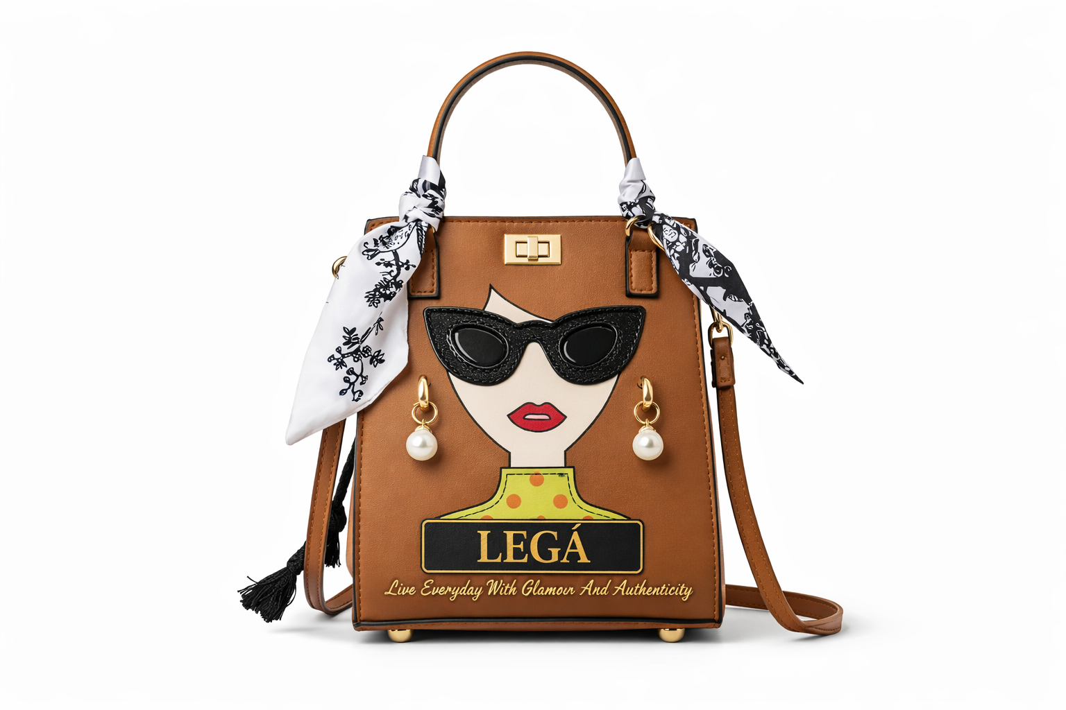 LEGÁ Glamour Diva Mini Tote (Vegan Artificial Leather)